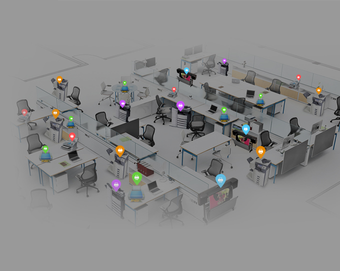 Office layout before MPS